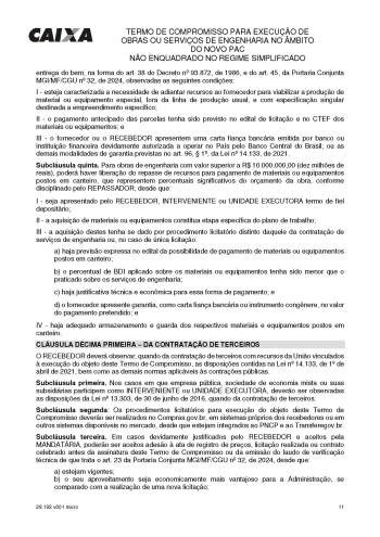 BOA VISTA DAS MISSÕES ASSINA TERMO DE COMPROMISSO COM A CAIXA PARA UNIDADES HABITACIONAIS